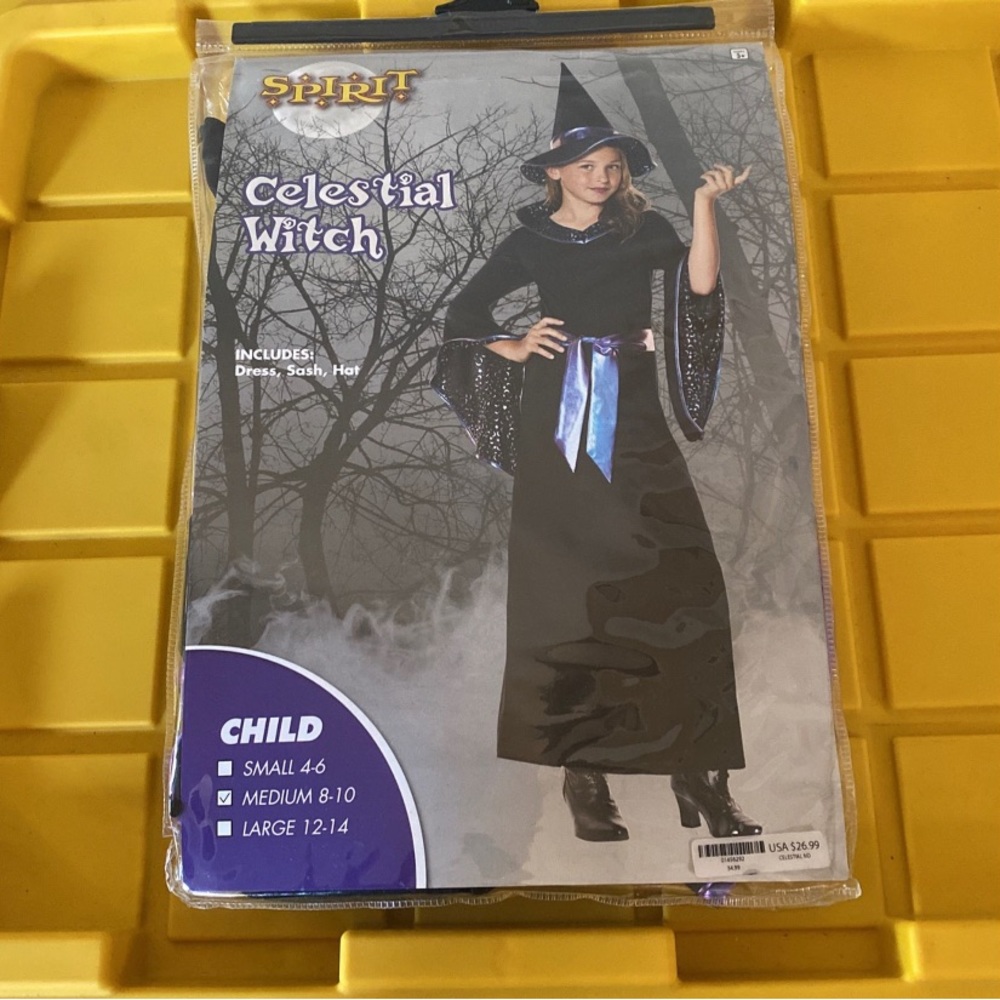 Child Size M Witch costume